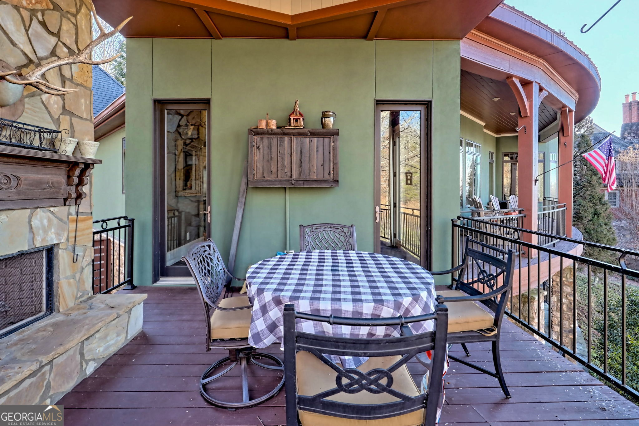 689 Waterfall Drive Clayton, GA 30525 - Photo 29 of 108 a view of a chairs and table in the balcony
