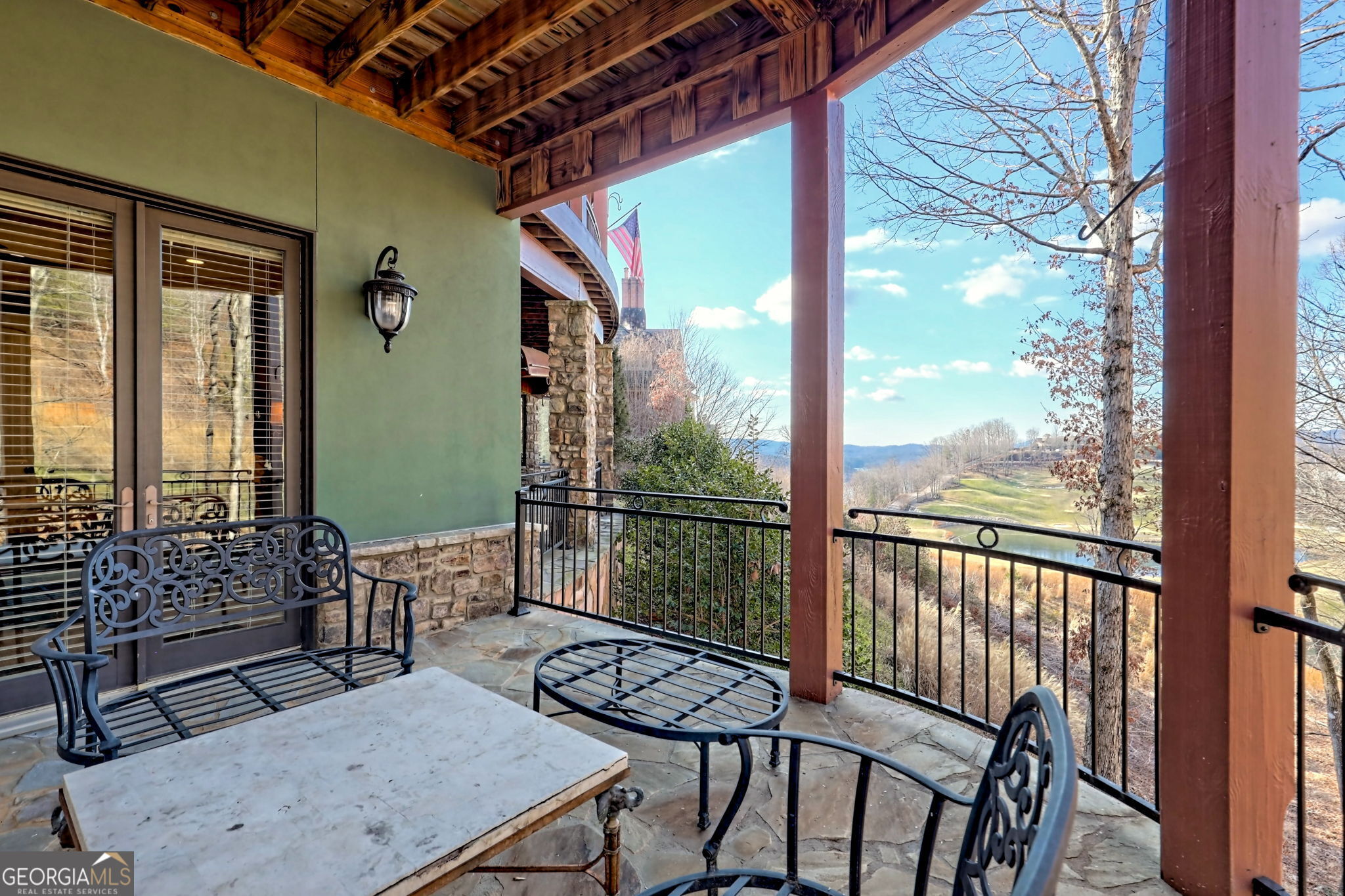 689 Waterfall Drive Clayton, GA 30525 - Photo 75 of 108 a view of a chairs and table in the balcony