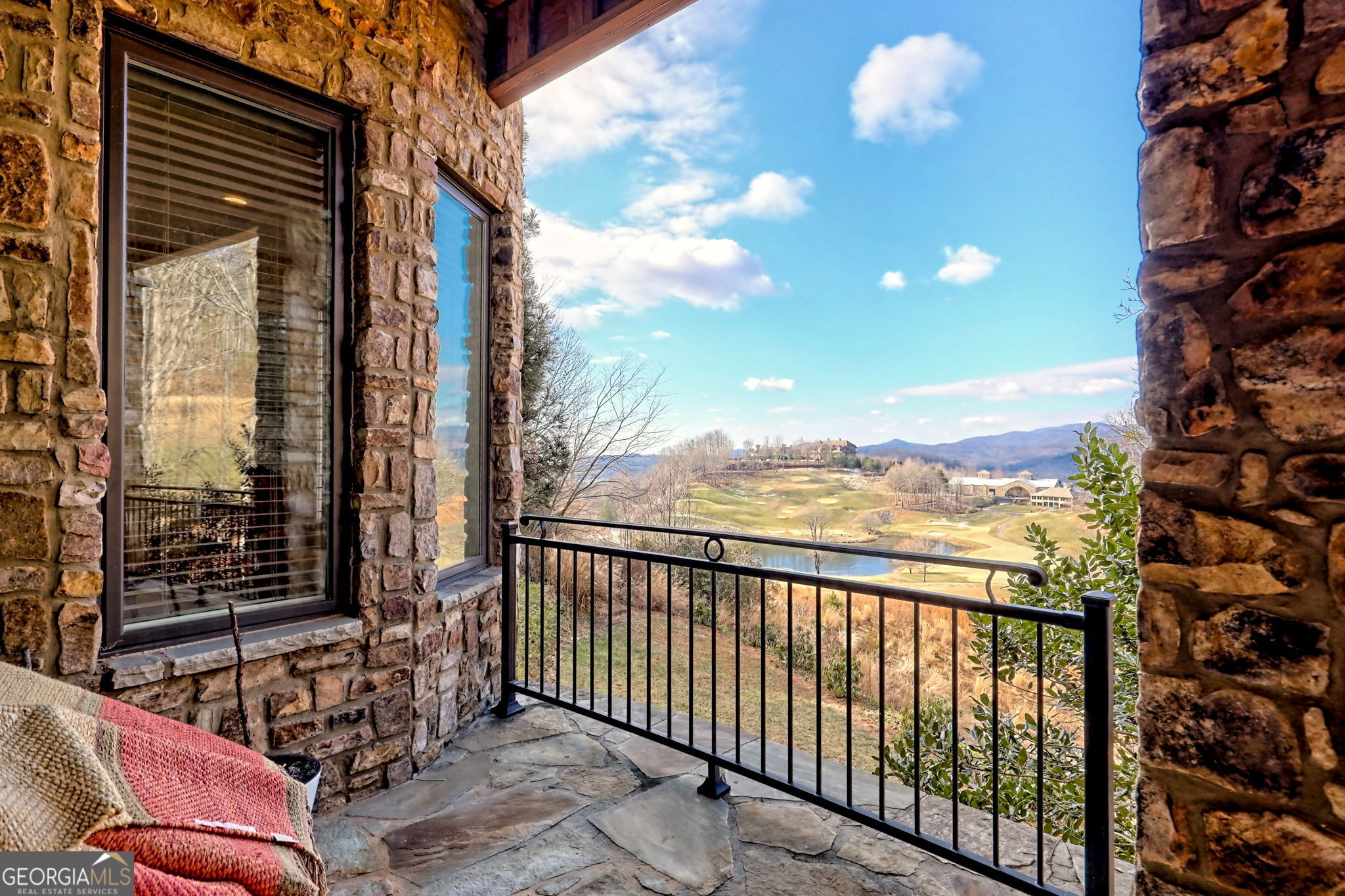 689 Waterfall Drive Clayton, GA 30525 - Photo 96 of 108 a view of a balcony with a potted plant