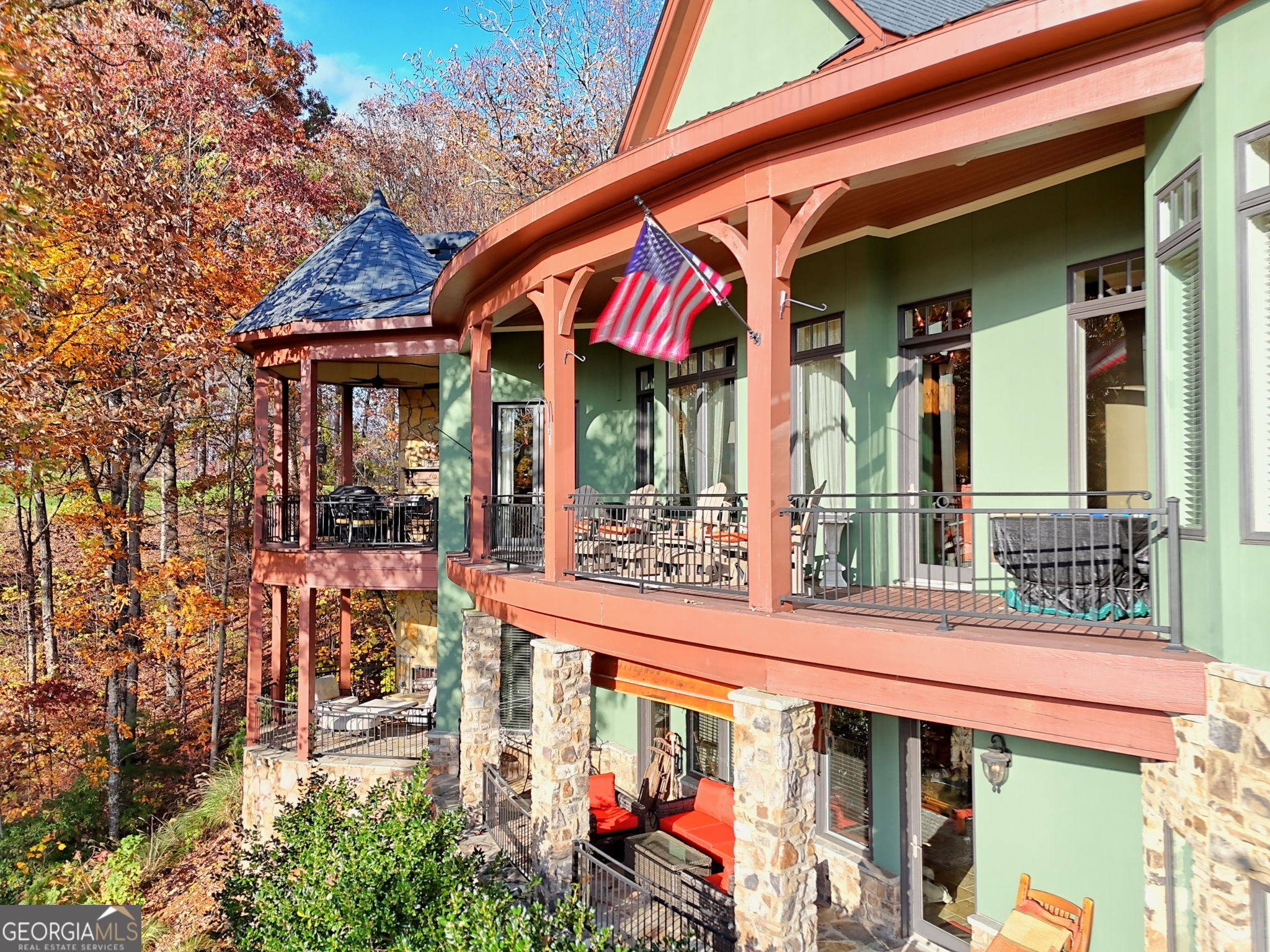 689 Waterfall Drive Clayton, GA 30525 - Photo 100 of 108 front view of a building with a porch