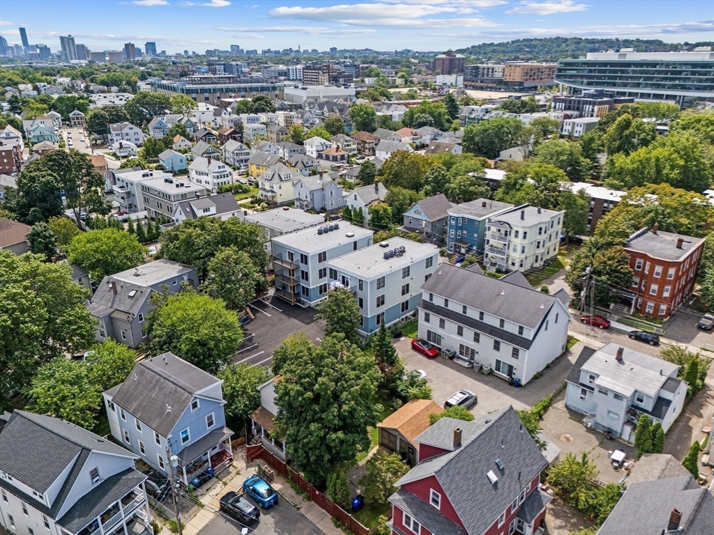 40 Waverly Street, Unit 2 Boston, MA 02135 - Photo 6 of 7 an aerial view of residential houses with outdoor space