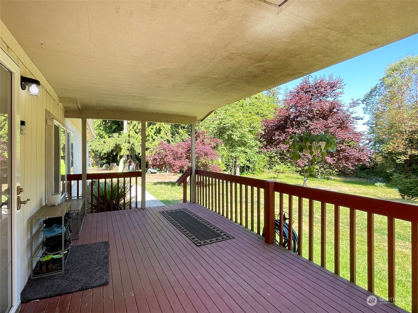 1010 Lemmon Road Port Angeles, WA 98362 - Photo 7 of 40 a view of a balcony with wooden floor
