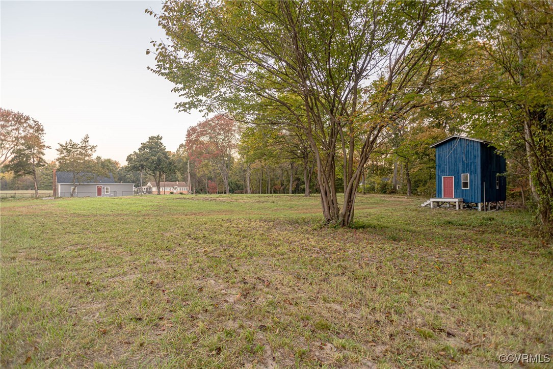 15412 Moores Mill Road Ruther Glen, VA 22546 - Photo 29 of 31 a view of a yard with a trees