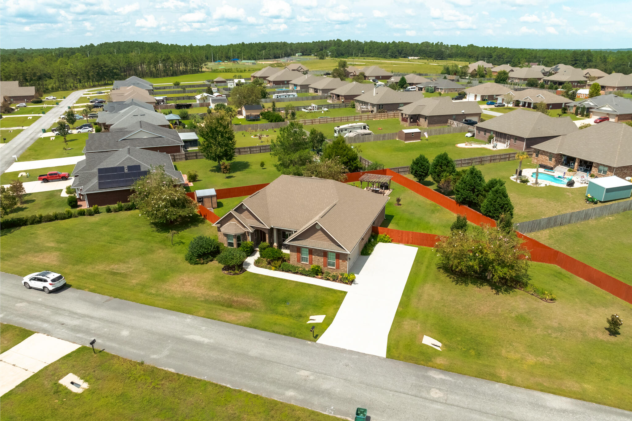 3379 Citrine Circle Crestview, FL 32539 - Photo 5 of 33 an aerial view of residential houses with outdoor space