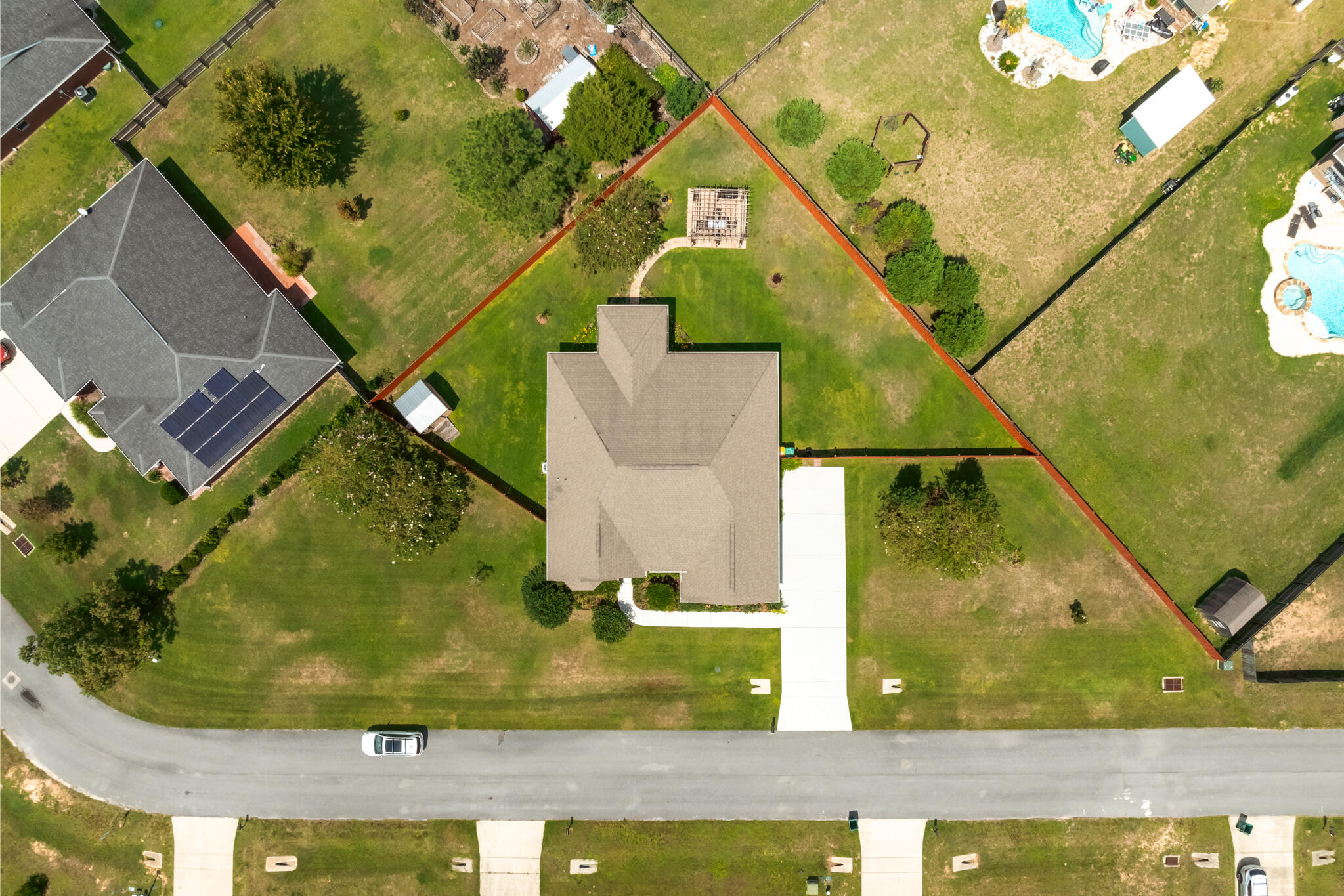 3379 Citrine Circle Crestview, FL 32539 - Photo 10 of 33 an aerial view of a residential houses with outdoor space