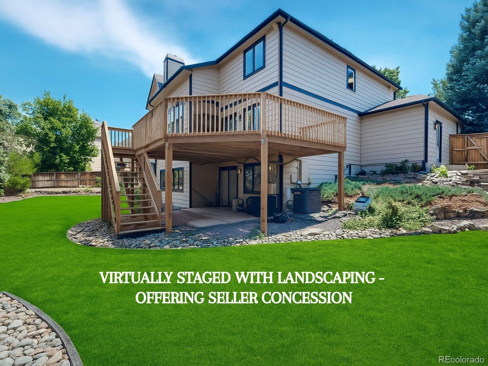 6265 Cornell Court Highlands Ranch, CO 80130 - Photo 32 of 41 a view of a house with a yard potted plants