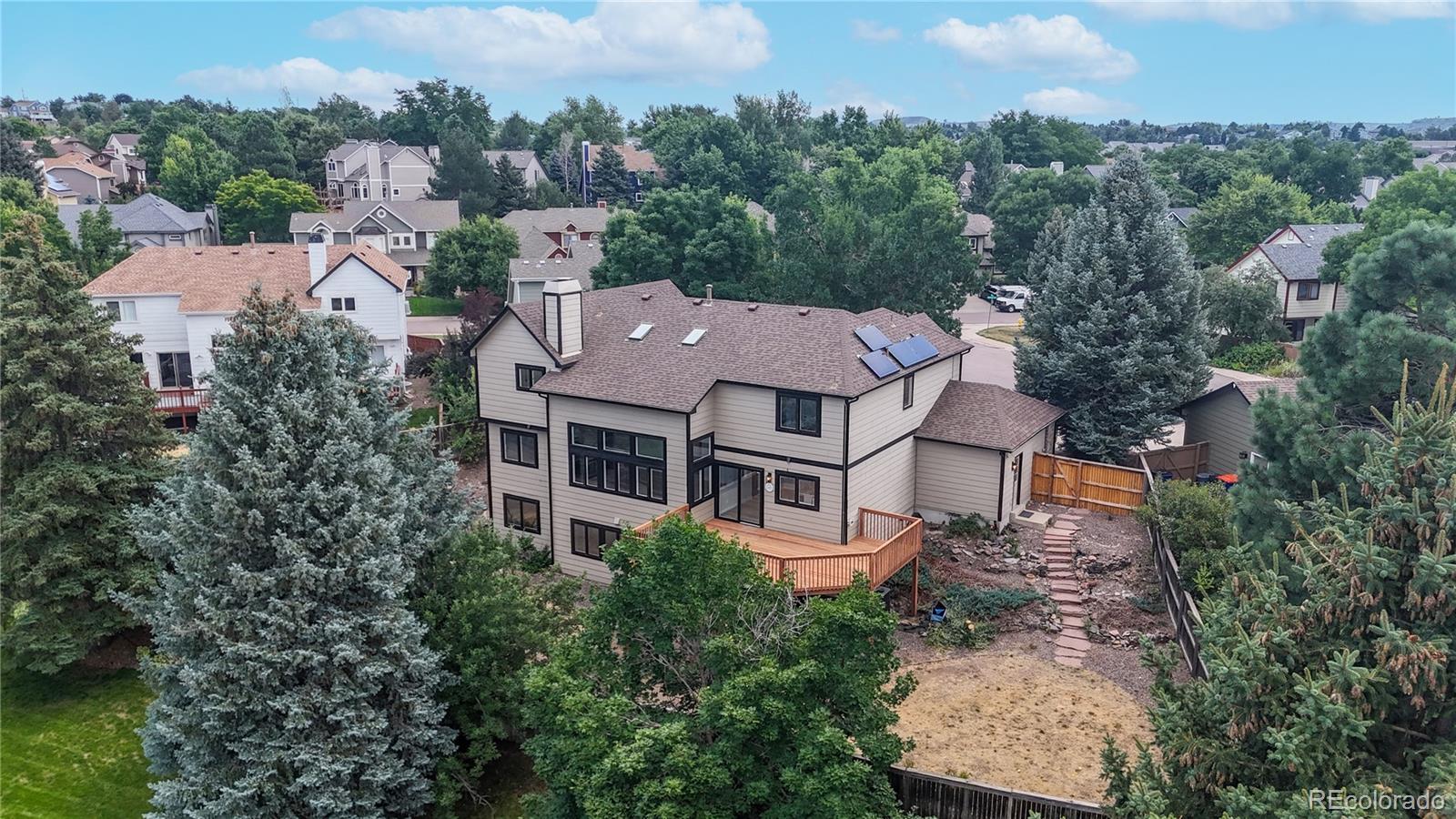 6265 Cornell Court Highlands Ranch, CO 80130 - Photo 34 of 41 an aerial view of a house