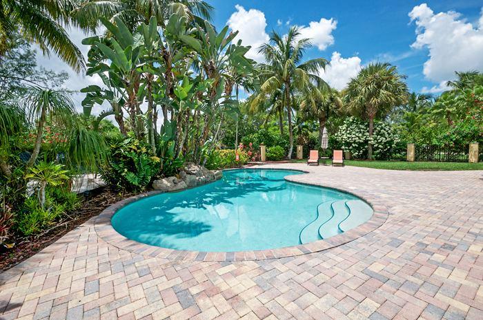 2198 Hermosa Road Boca Raton, FL 33486 - Photo 22 of 28 Freeform Pool w/lg paver deck