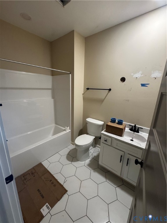 239 Bumpass Road Bumpass, VA 23024 - Photo 16 of 19 a bathroom with a sink a toilet and shower