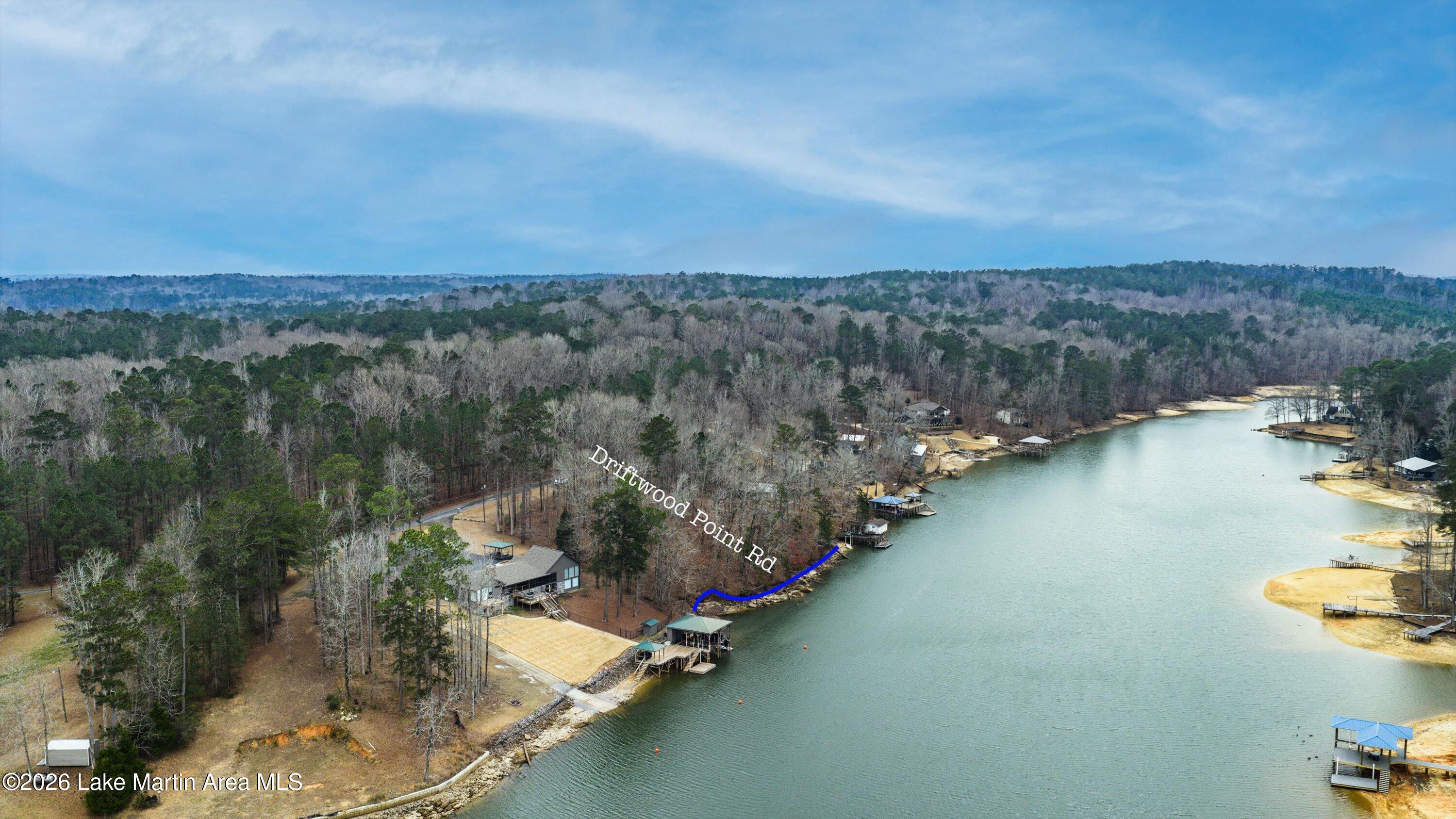 889 Driftwood Point Road Titus, AL 36080 - Photo 15 of 22 Pic taken in February during seasonal water draw down at the winter level of 484 feet. Full pool is 7 feet higher than this.