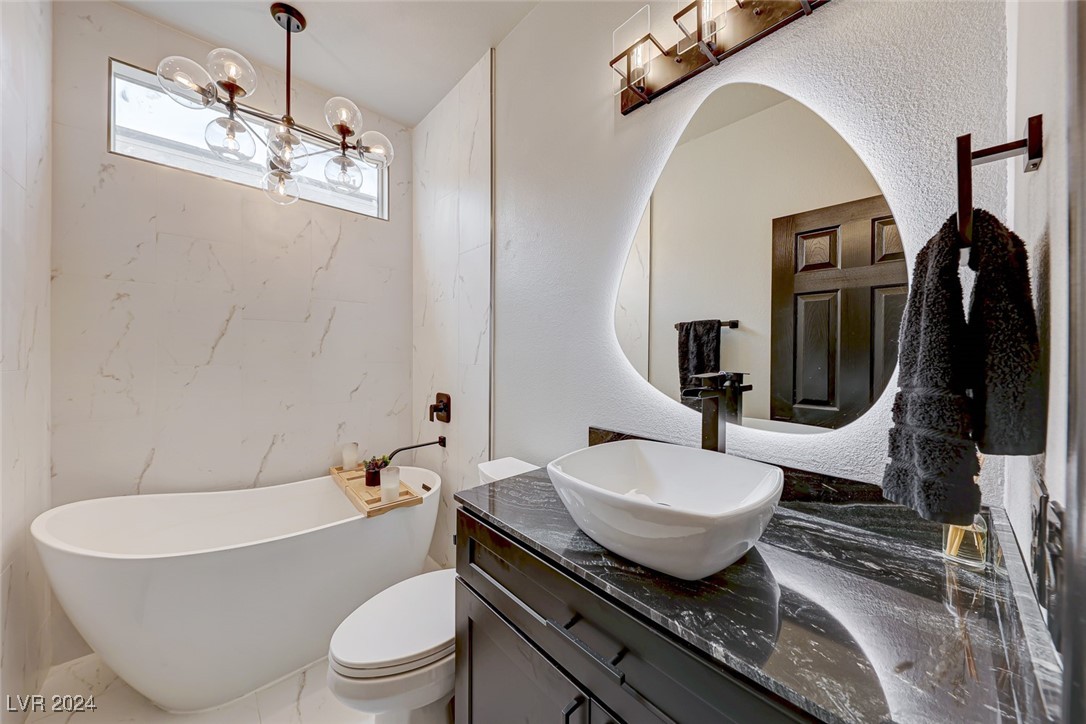 7702 Hampton Willows Lane Las Vegas, NV 89113 - Photo 6 of 38 YES, shower plumbing in wall, EZ to add back! CUST