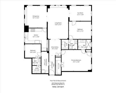 $440,000 | 4618 Warwick Boulevard, Unit 7A, Kansas City, MO 64112