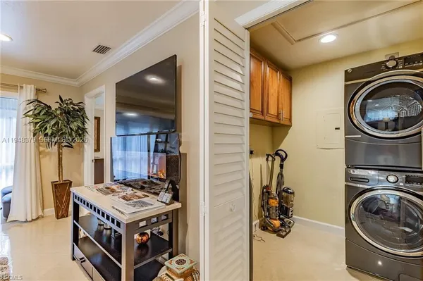 a view of kitchen and utility room
