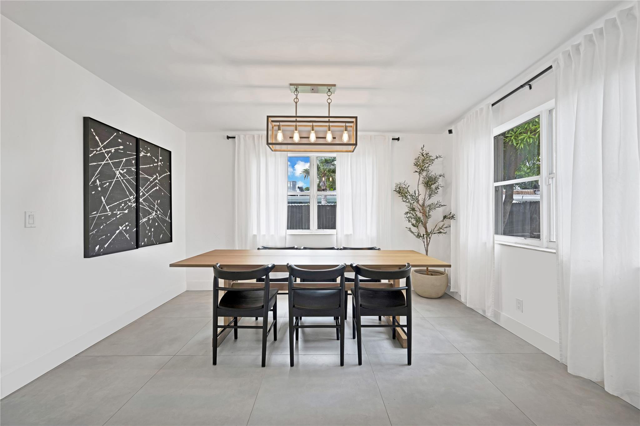 300 Southwest 65th Way Pembroke Pines, FL 33023 - Photo 12 of 35 a view of a dining room with furniture window and outside view