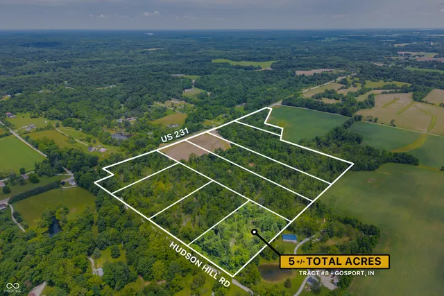 $87,500 | Tract 8 Hudson Hill Road, Gosport, IN 47460