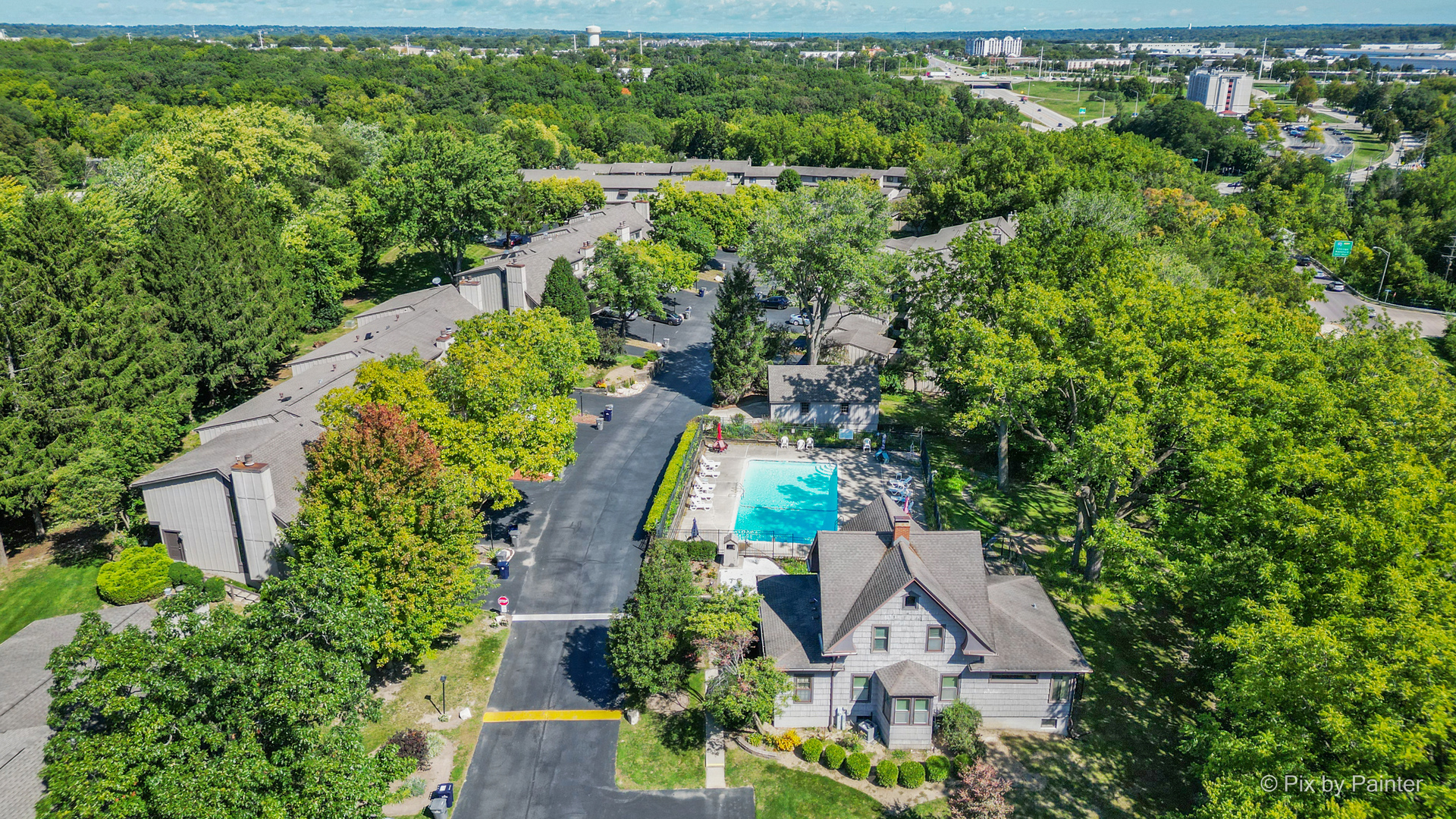 1104 Florimond Drive, Unit 1104 Elgin, IL 60123 - Photo 28 of 28 an aerial view of house with yard