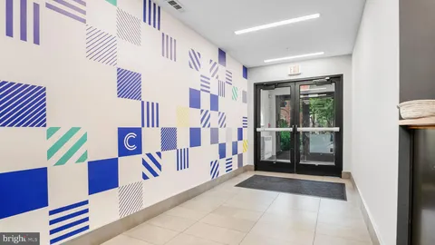 a view of an entryway door