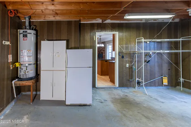 a view of storage and utility room