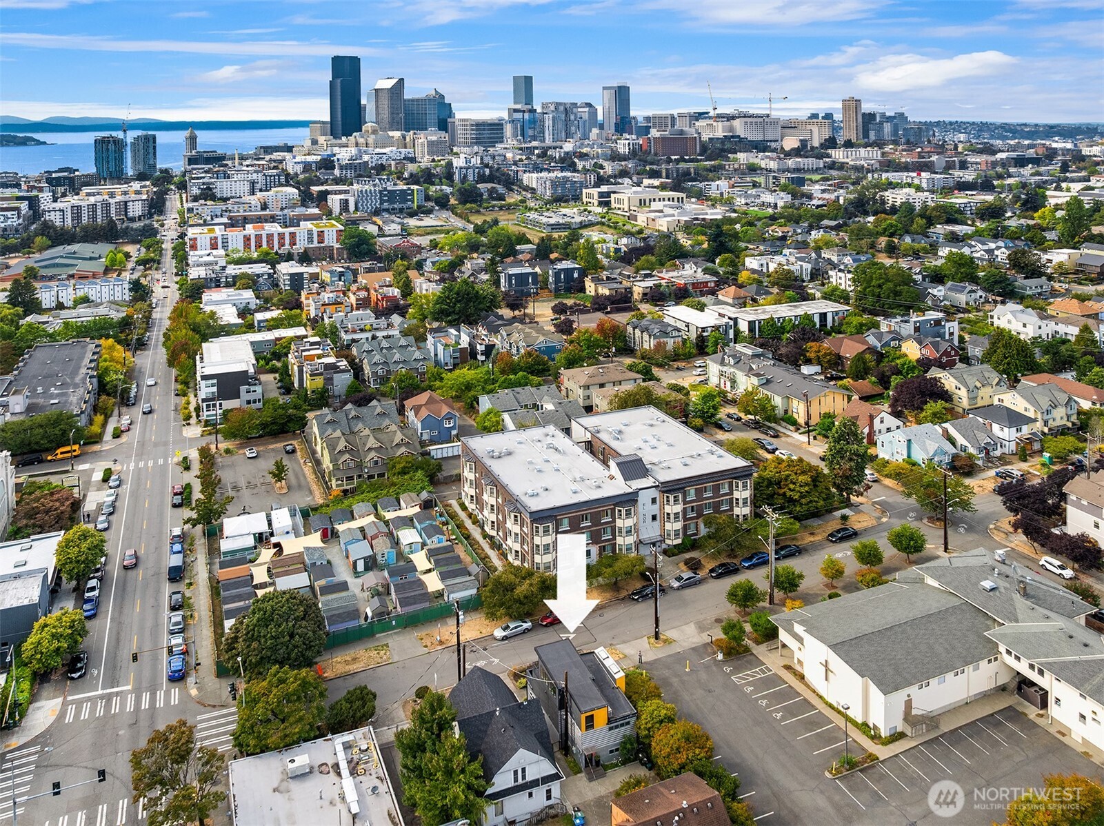 112 18th Avenue Seattle, WA 98122 - Photo 29 of 30 an aerial view of a city