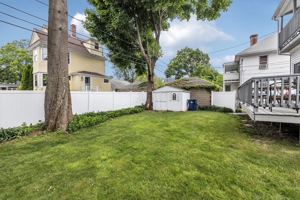 196 Maple Street Boston, MA 02132 - Photo 32 of 33 a house view with a garden space