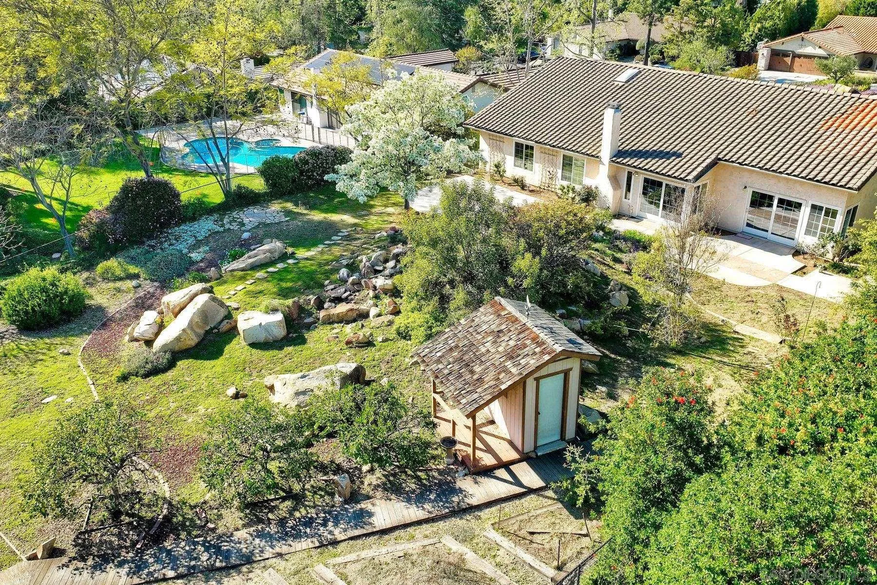 13145 Silver Saddle Lane Poway, CA 92064 - Photo 45 of 53 an aerial view of a house