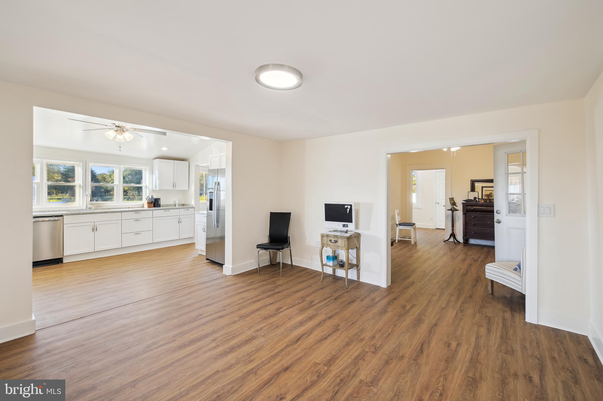 23391 Custom House Road Deal Island, MD 21821 - Photo 7 of 64 14'x14' Dining Room to Kitchen and Den