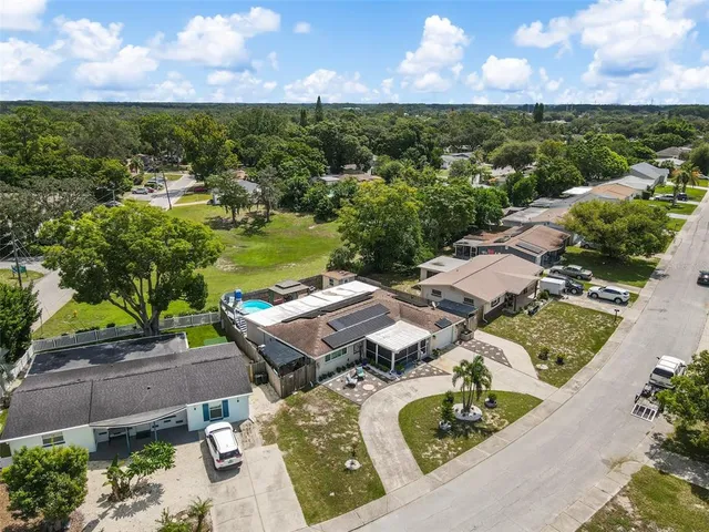 a view of a city with tall buildings
