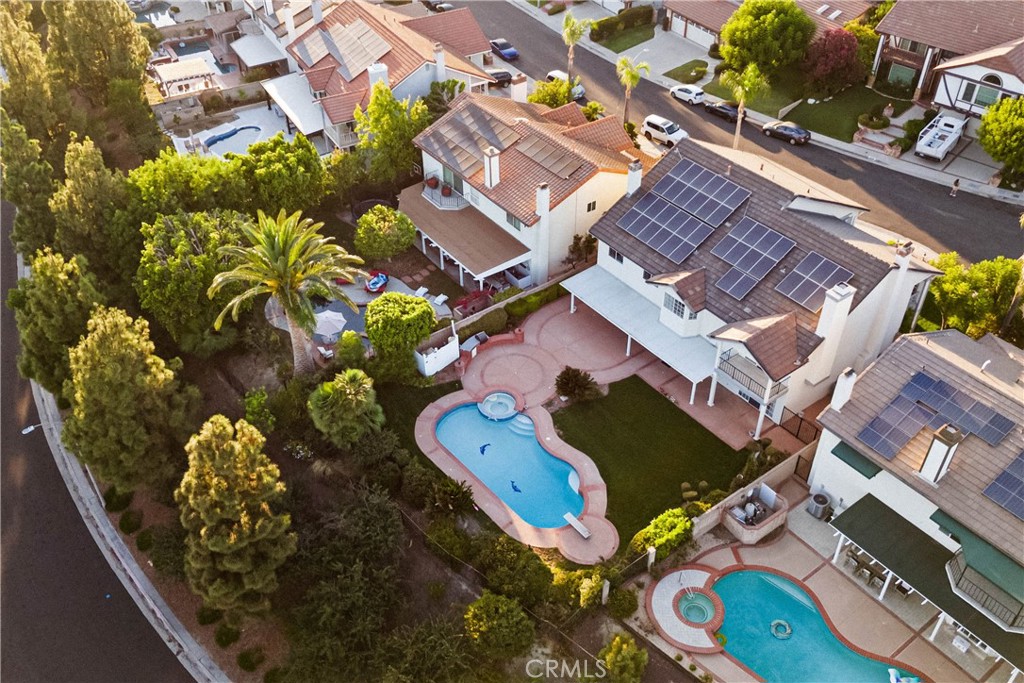 18134 Sandringham Court Porter Ranch, CA 91326 - Photo 3 of 46 DRONE VIEW 3