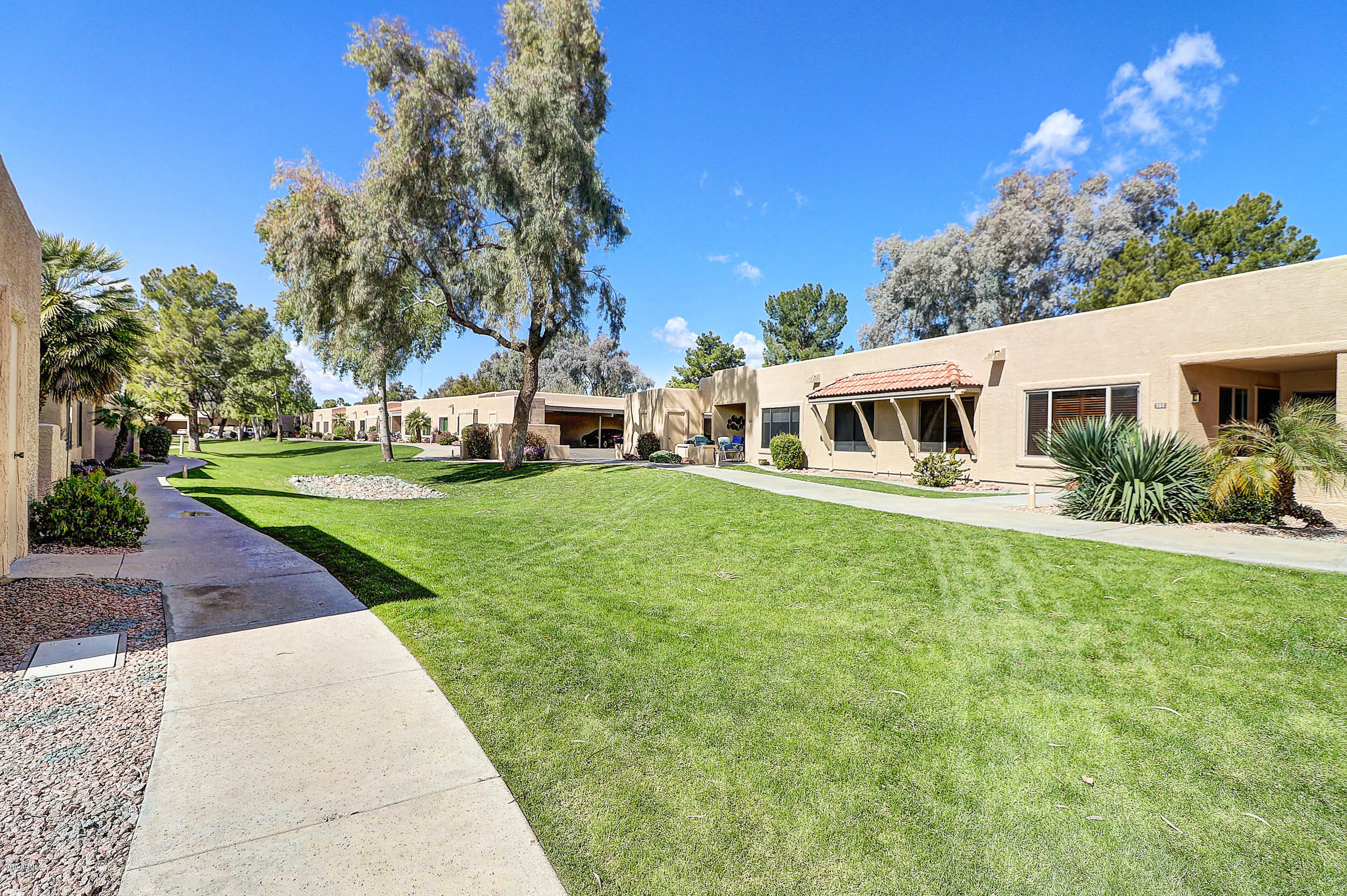 14300 West Bell Road, Unit 442 Surprise, AZ 85374 - Photo 2 of 44 Greenbelt Area Outside Front Of Condo