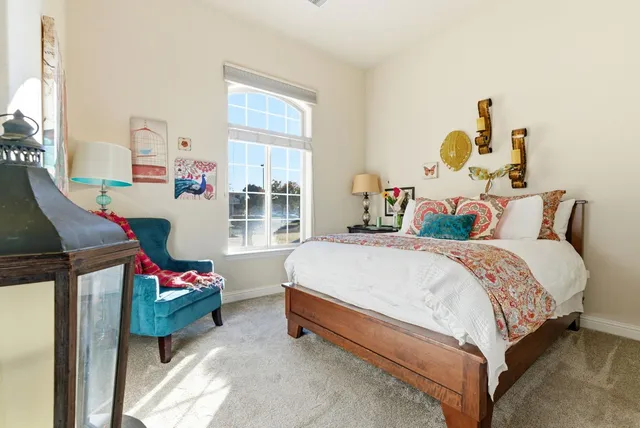a bathroom with a sink a mirror and vanity