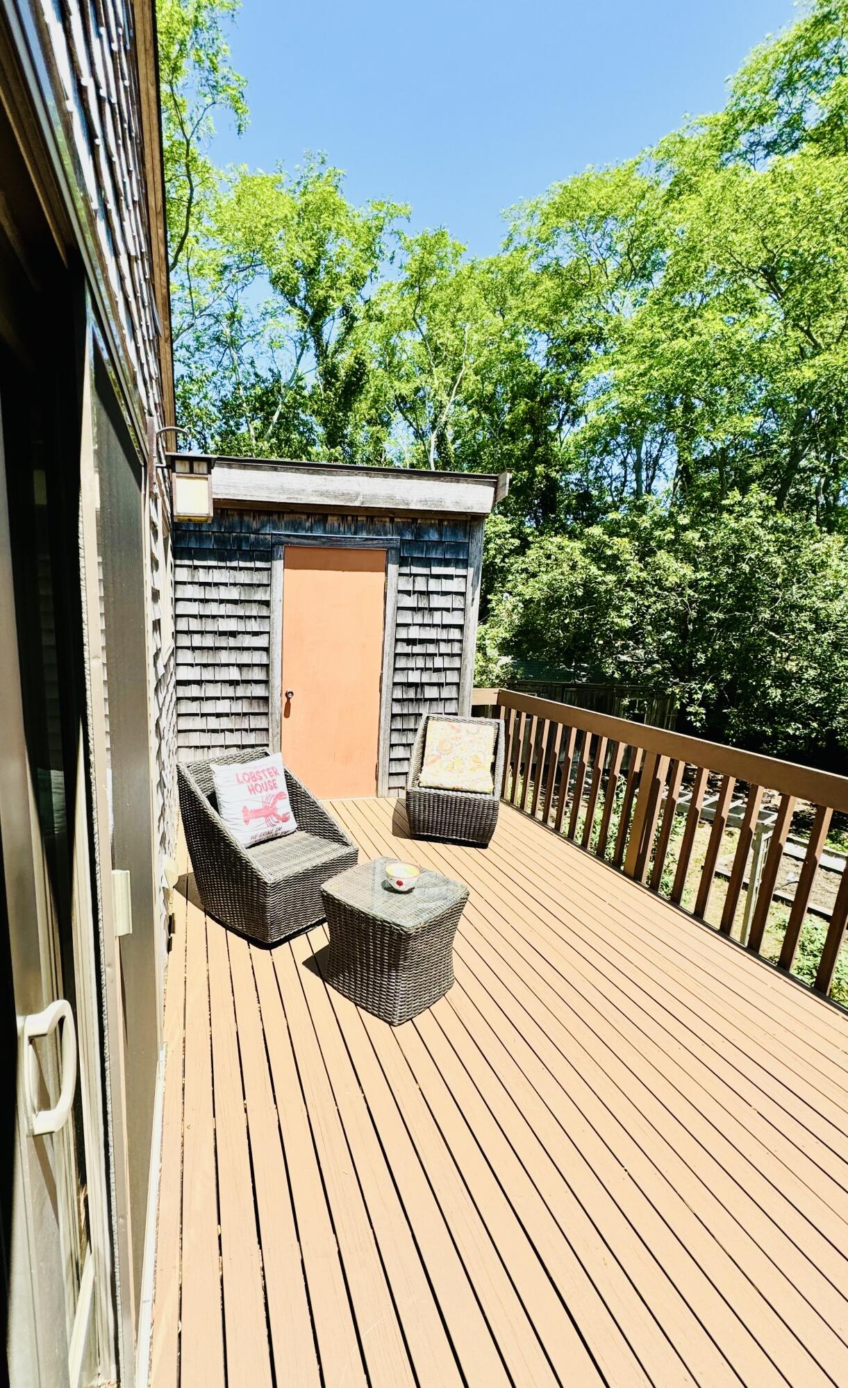 60 Harding Road Eastham, MA 02642 - Photo 26 of 37 Mahogany Deck outside of primary bedroom
