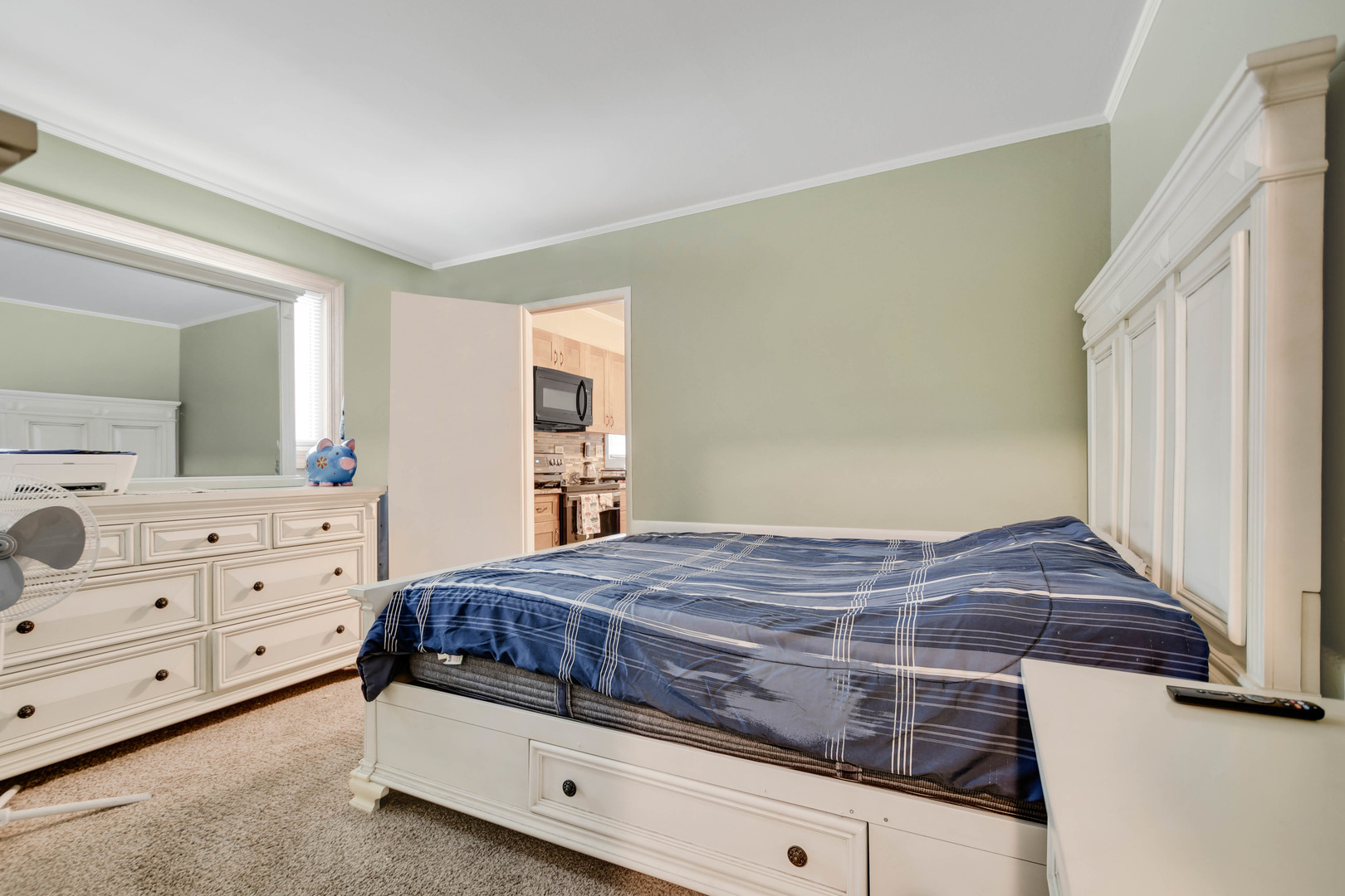 314 Windsor Street Park Forest, IL 60466 - Photo 12 of 20 a bedroom with a bed and a dresser in it