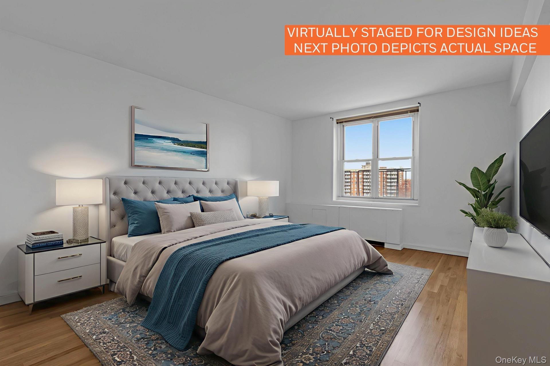 211-40 18th Avenue, Unit 6C Queens, NY 11360 - Photo 17 of 41 Bedroom featuring light wood finished floors and baseboards