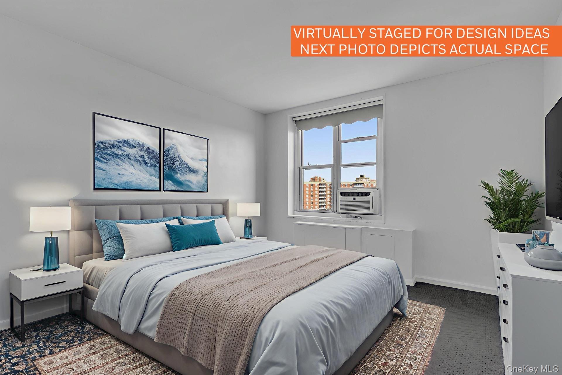 211-40 18th Avenue, Unit 6C Queens, NY 11360 - Photo 23 of 41 Bedroom featuring baseboards and dark colored carpet