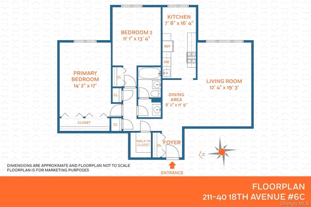$355,000 | 211-40 18th Avenue, Unit 6C | Bay Terrace