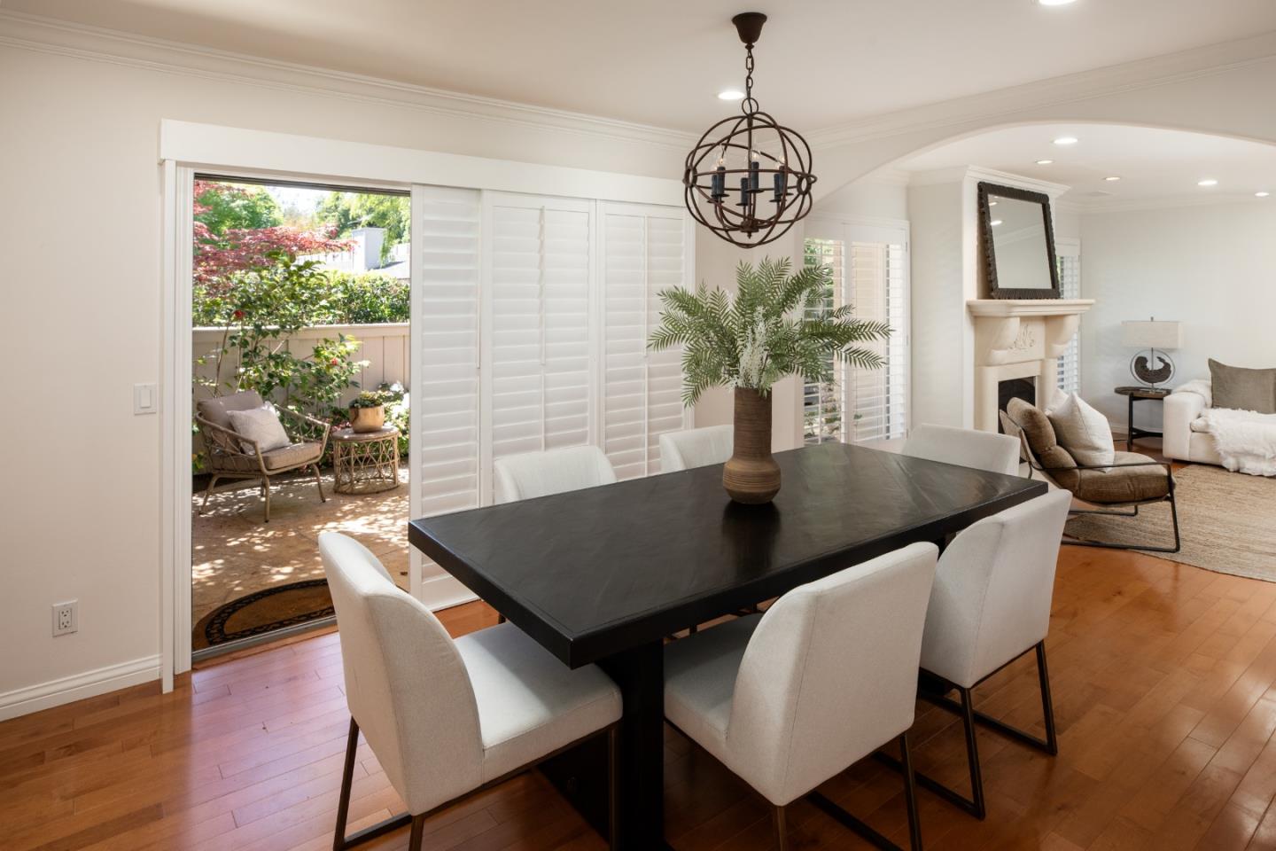 70 Bay Tree Lane Los Altos, CA 94022 - Photo 8 of 37 a view of a dining room with furniture window and wooden floor