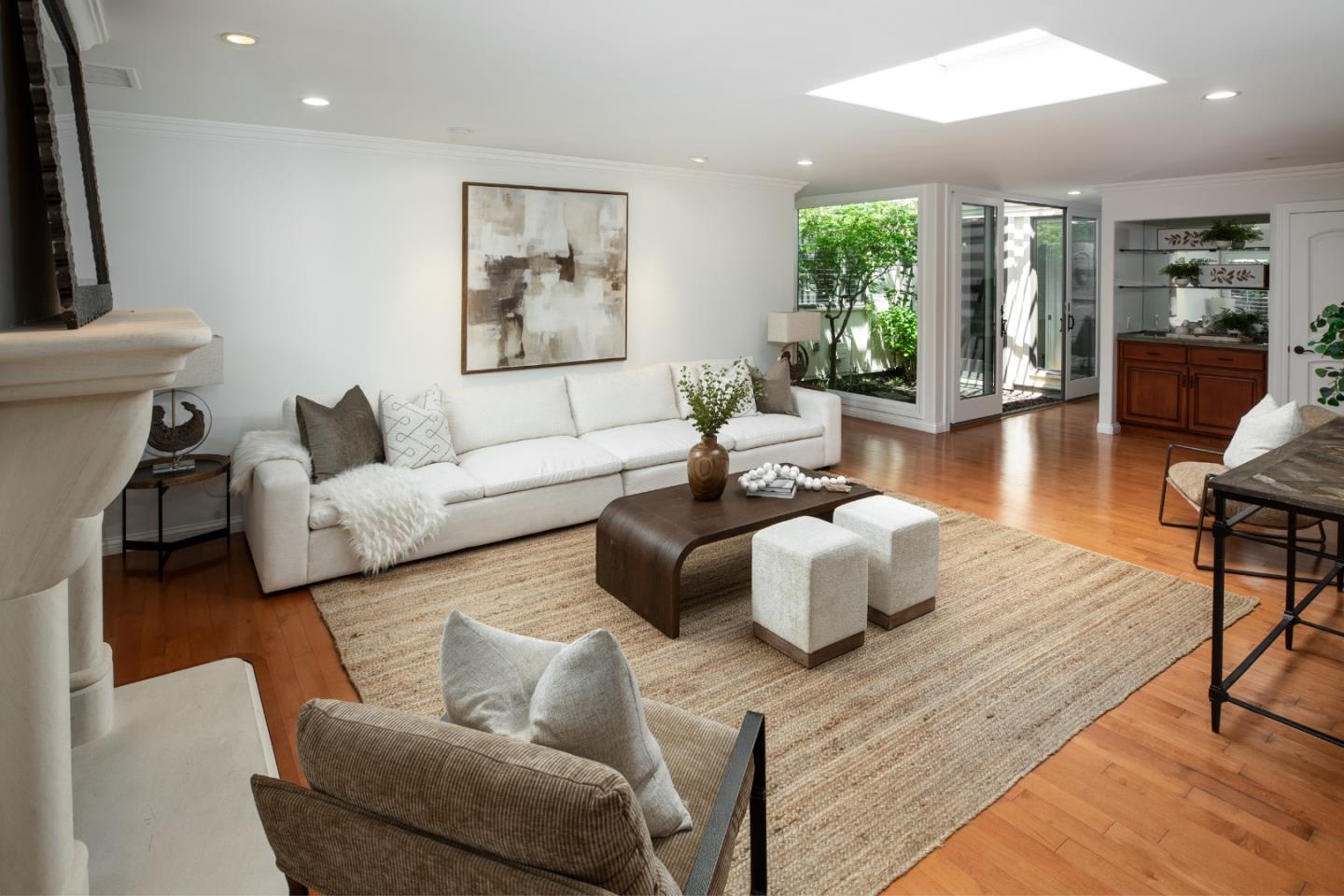 70 Bay Tree Lane Los Altos, CA 94022 - Photo 10 of 37 a living room with furniture and a large window