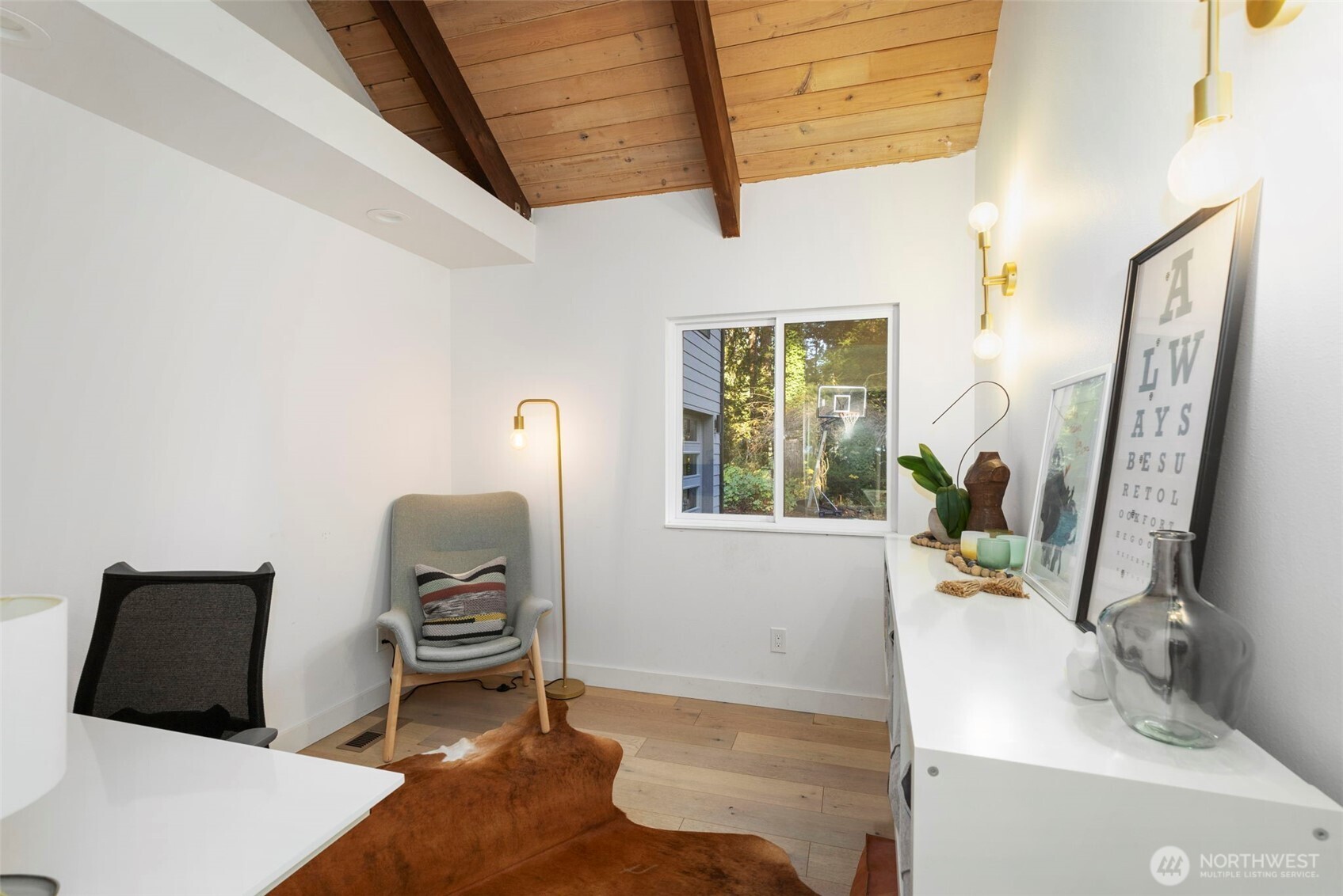 16455 Agate Point Road Northeast Bainbridge Island, WA 98110 - Photo 14 of 26 a bathroom with a sink vanity granite tub and a mirror