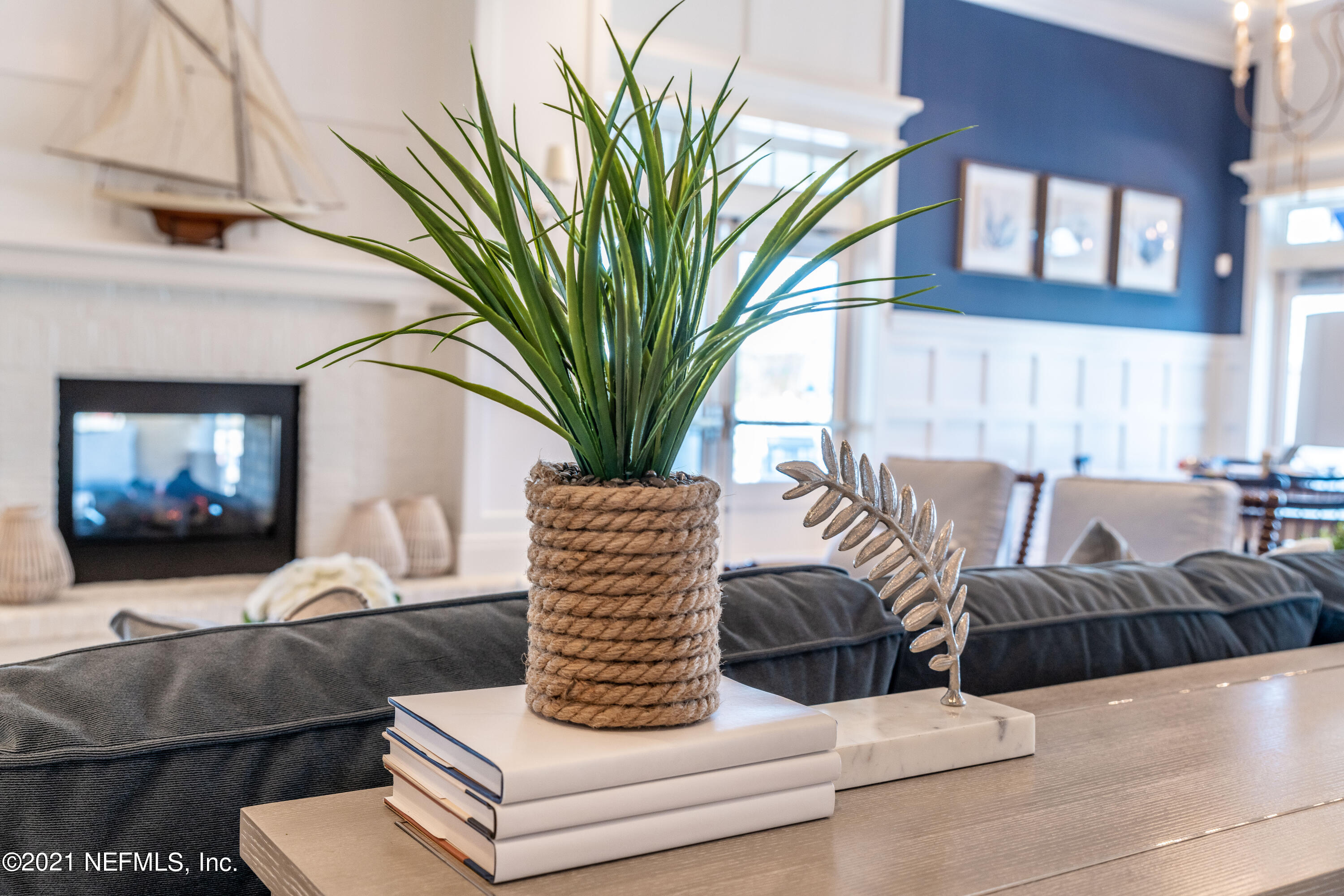 319 Charlie Way St. Augustine, FL 32095 - Photo 29 of 36 a view of living room filled with furniture and a potted plant