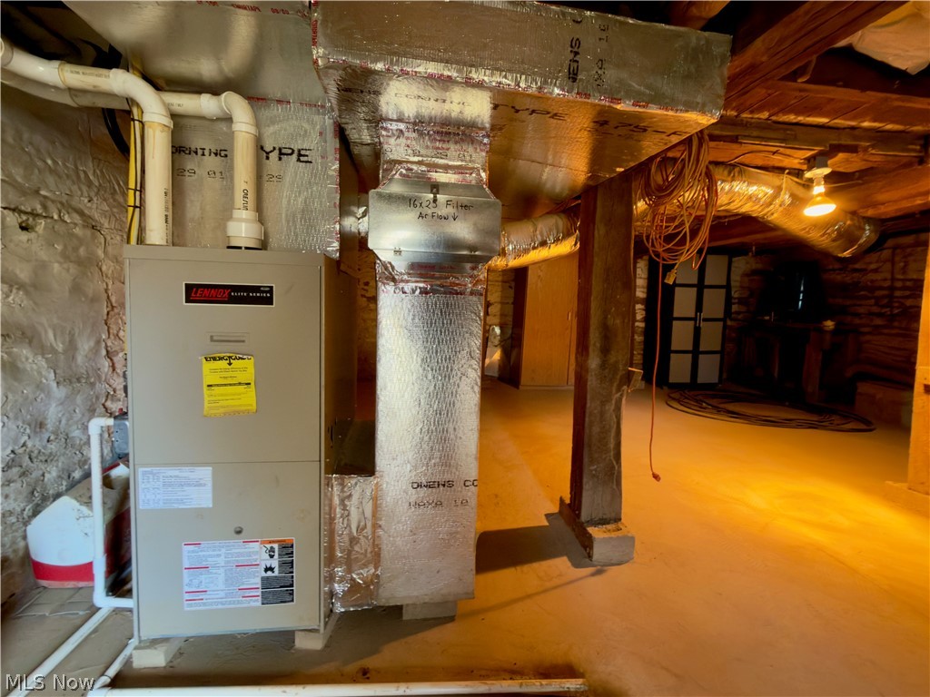 17377 Murphy Road Amesville, OH 45711 - Photo 32 of 43 Utility room with heating unit