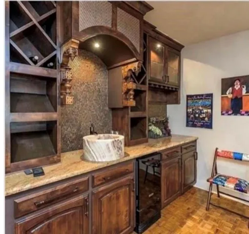 a view of dining room