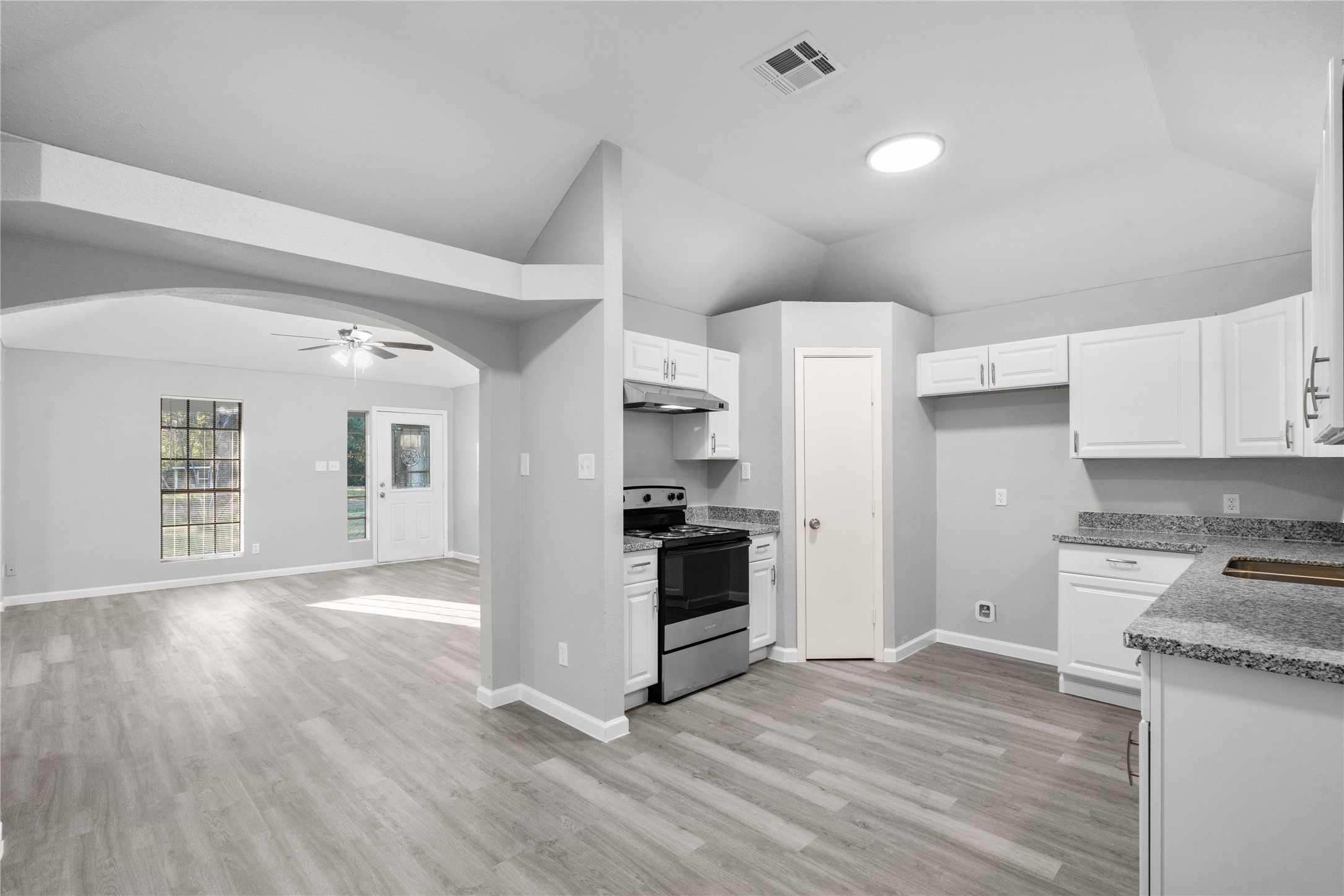 20575 Kings Road New Caney, TX 77357 - Photo 10 of 19 The NEW kitchen provides a walk in pantry, GRANITE countertops & picture frame cabinets.