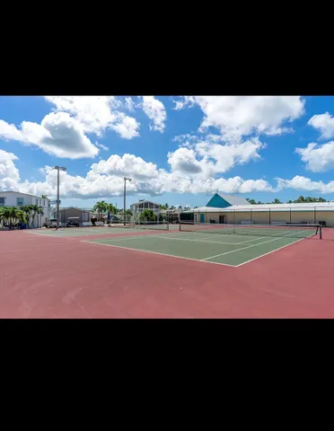 a view of a tennis court