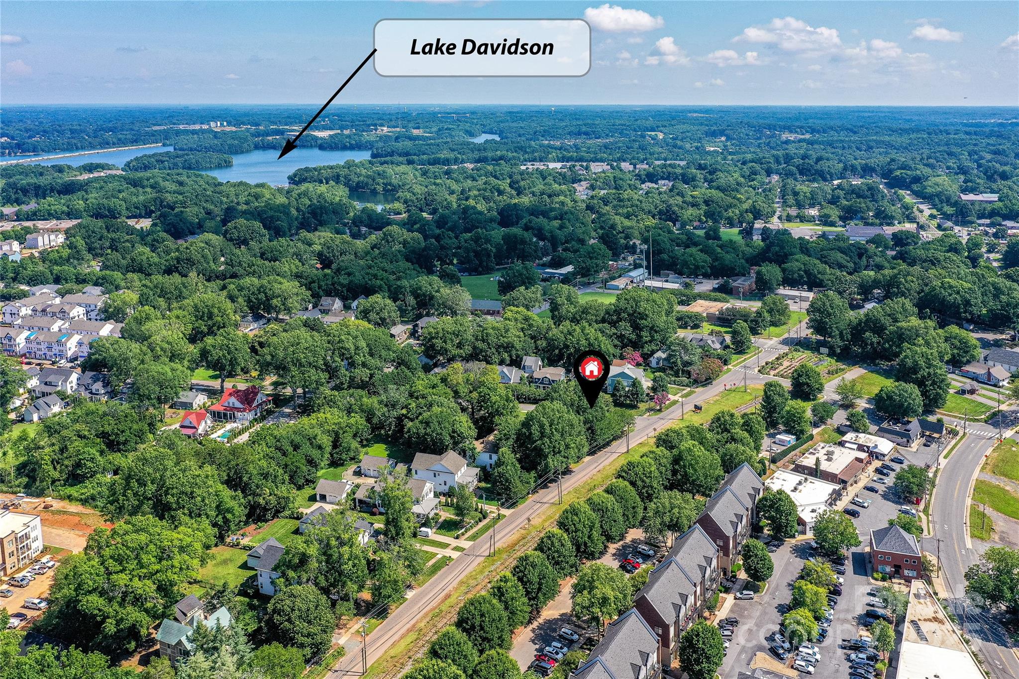 504 Potts Street Davidson, NC 28036 - Photo 18 of 34 a view of a city