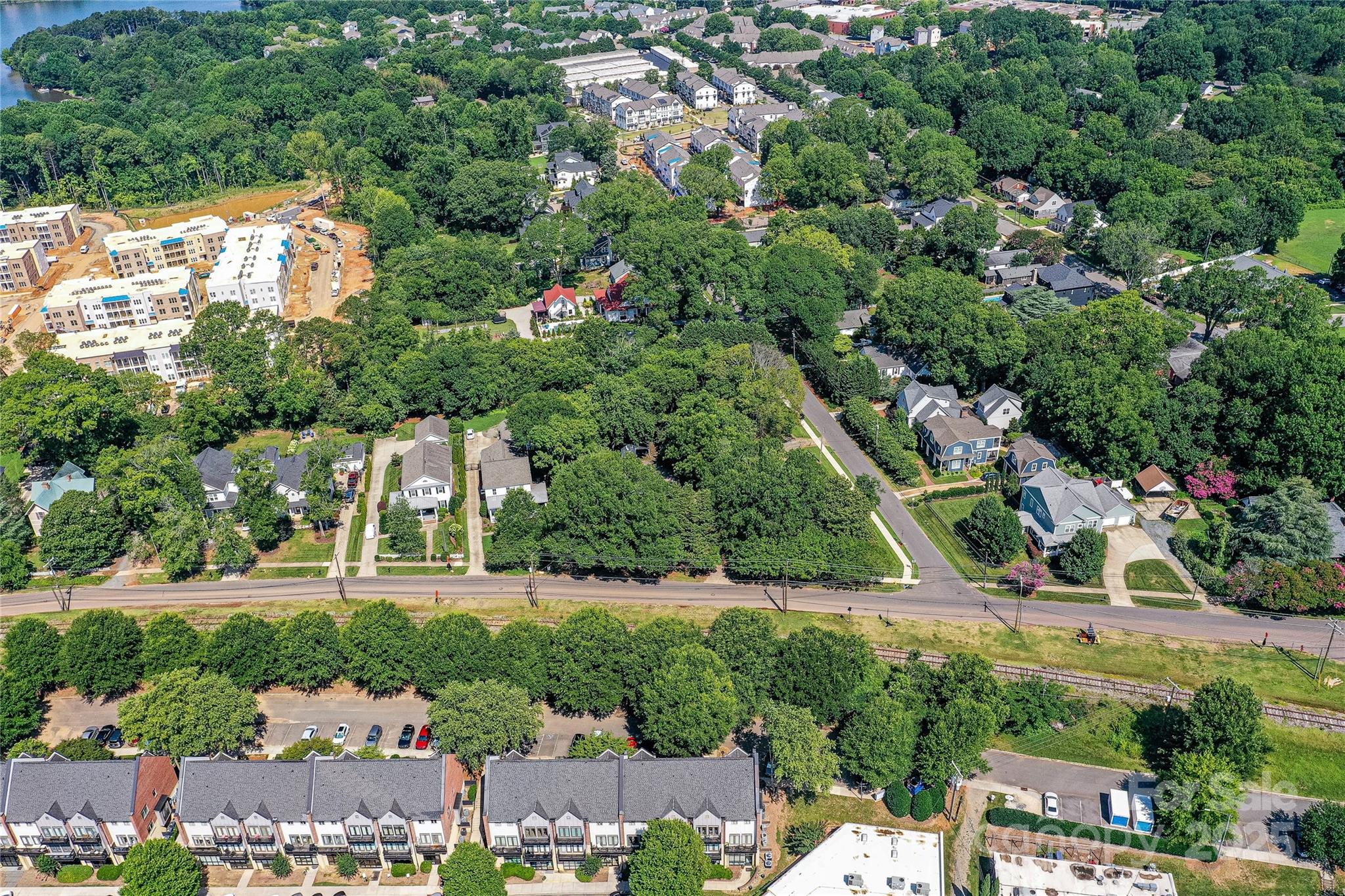 504 Potts Street Davidson, NC 28036 - Photo 28 of 34 an aerial view of a city