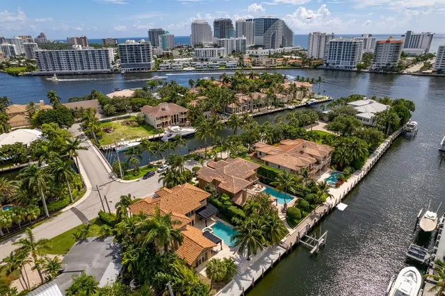 a view of a city with tall buildings