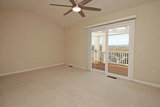 a view of an empty room