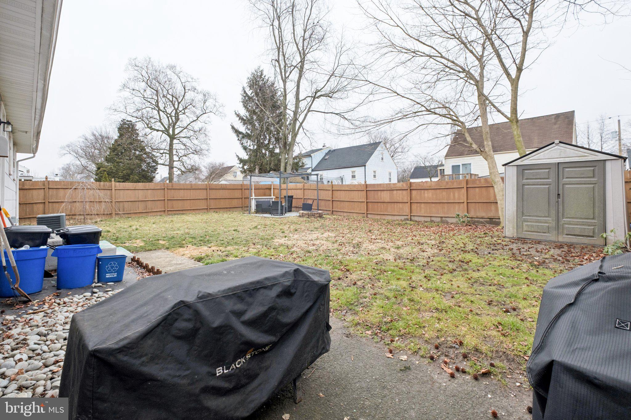 614 Brooke Avenue Magnolia, NJ 08049 - Photo 29 of 33 a view of a yard with snow on the wall