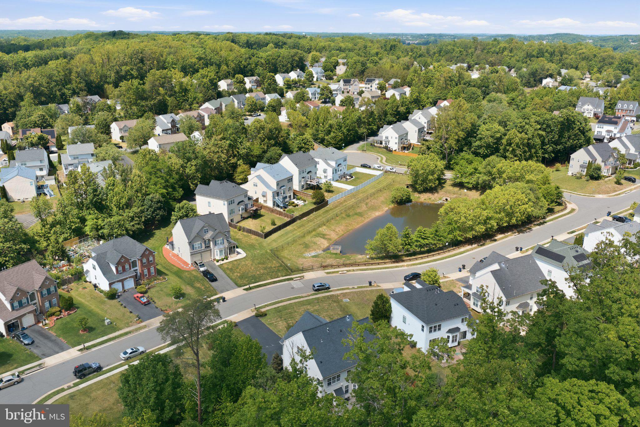 3679 Expedition Drive Triangle, VA 22172 - Photo 61 of 65 an aerial view of a house with a yard