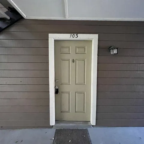 a view of door